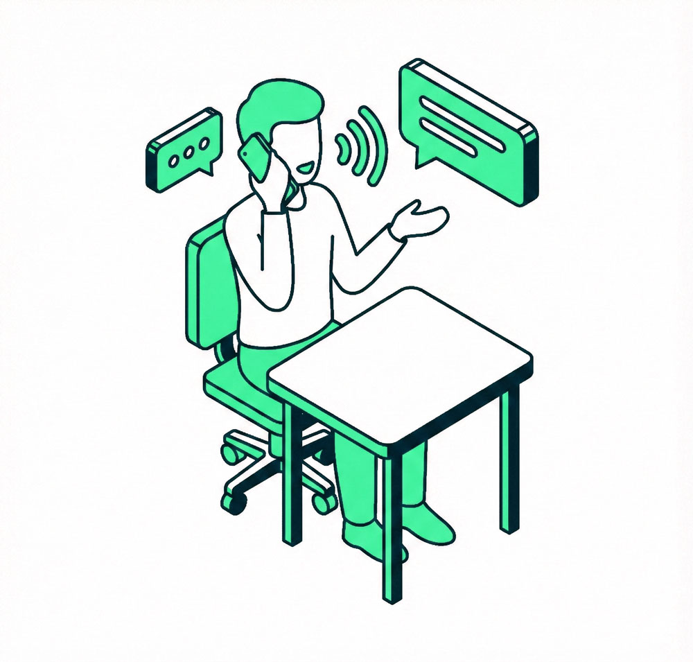Voice Commands project showcasing creative minimalist interface design